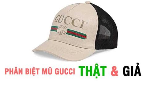 giới thiệu Cách nhận thấy mũ GUCCI hàng hiệu cao cấp THẬT 